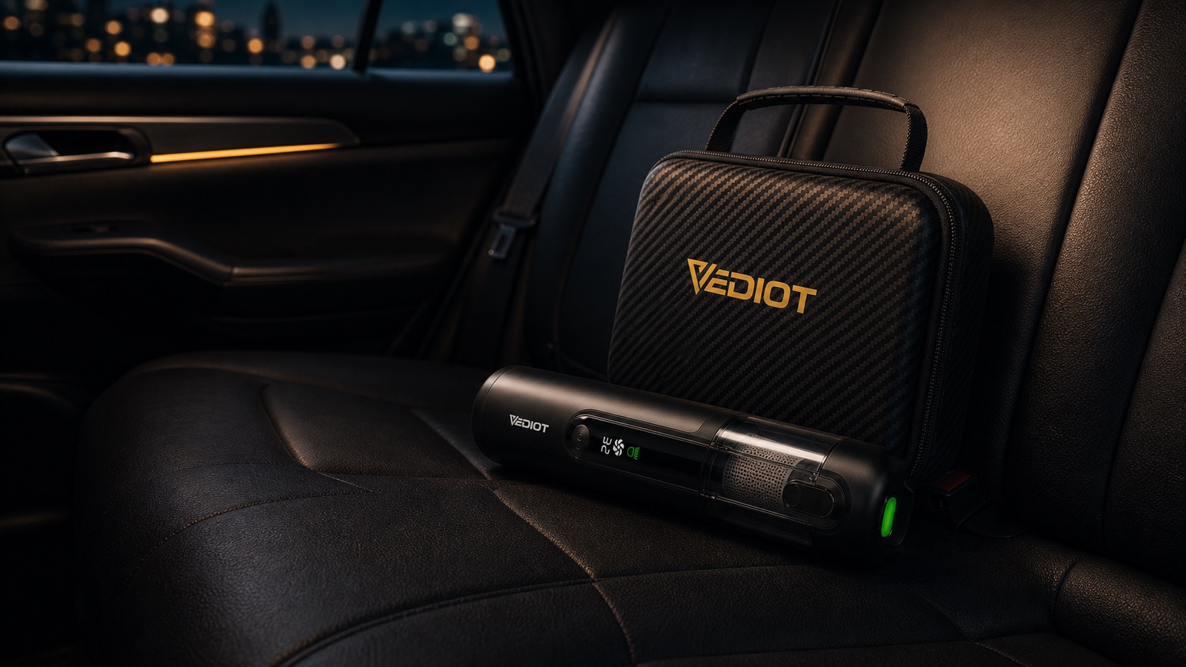 VEDIOT automotive gear designed for use beyond the car