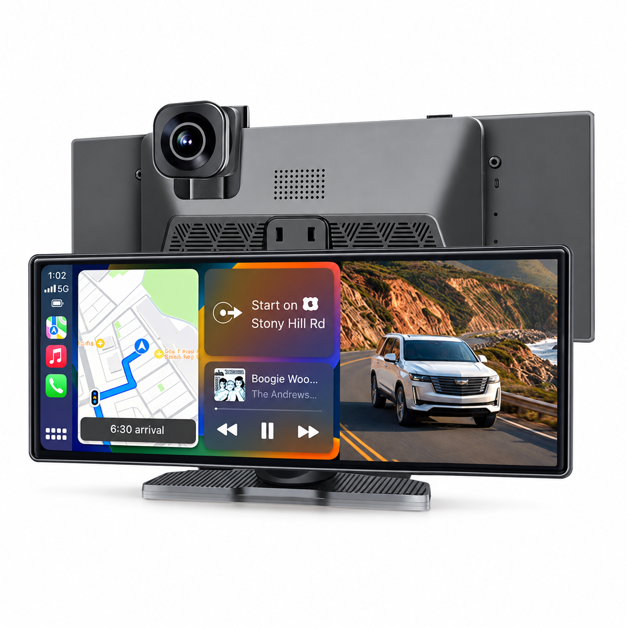 VCP004 11.26 英寸便攜式無線 CarPlay 顯示屏